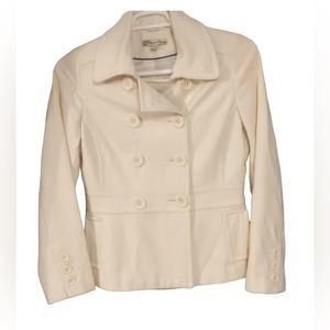 American Rag Peacoat Size Small Color Off White Double Breasted.